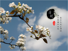 梨花風(fēng)起正清明，游子尋春半出城